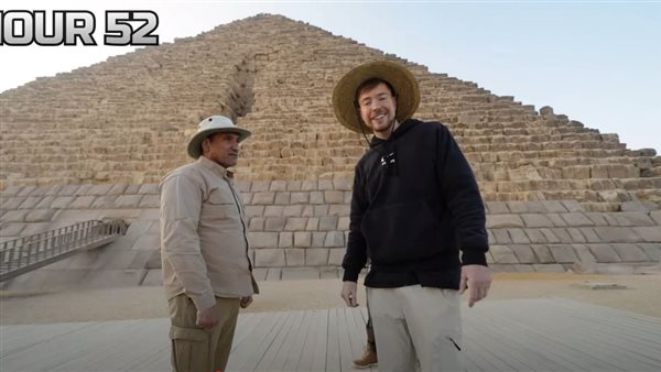 فيديو مستر بيست في الاهرامات
