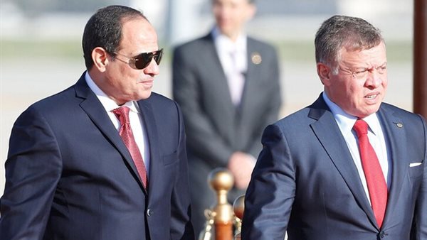 الرئيس السيسي وملك الأردن