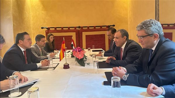لقاء وزير الخارجية مع نظيره الإسباني في ميونخ