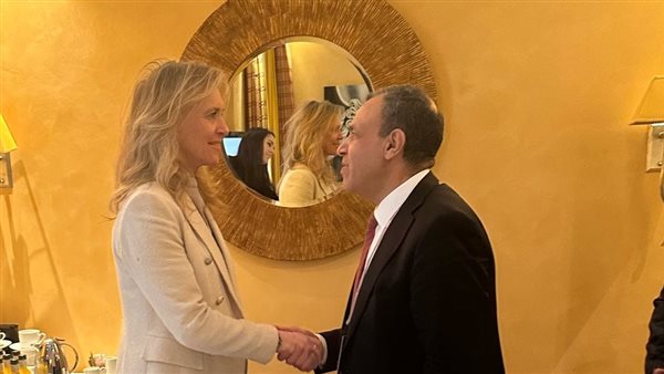 الدكتور بدر عبد العاطي، مع وزيرة خارجية آيسلندا