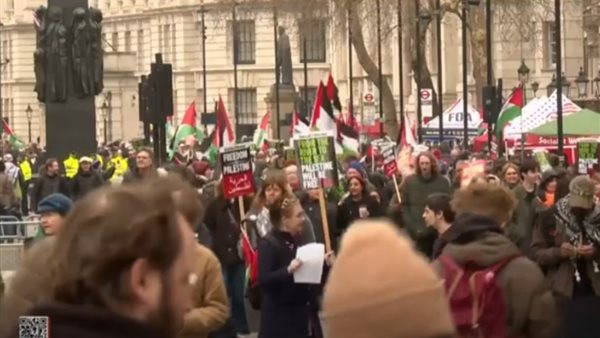 مظاهرات في لندن لدعم فلسطين