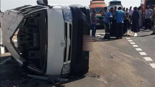 حادث طريق بلبيس السلام اليوم