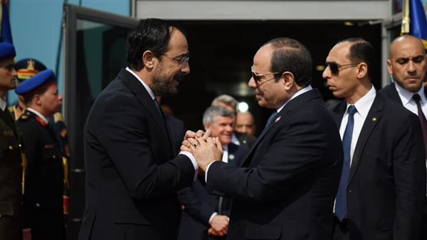 لقاء الرئيس السيسي ونظيره القبرصي
