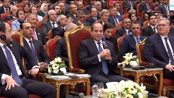 الرئيس عبد الفتاح السيسي خلال كلمته