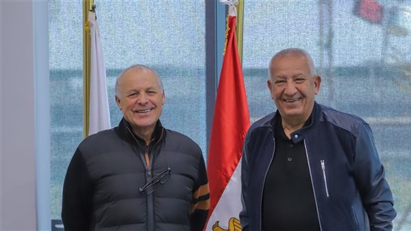تفاصيل اجتماع هاني أبو ريدة مع كامل أبو علي رئيس النادي المص