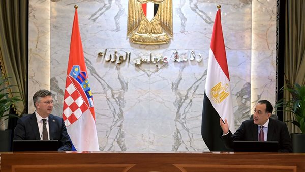 الدكتور مصطفى مدبولي، ورئيس وزراء كرواتيا
