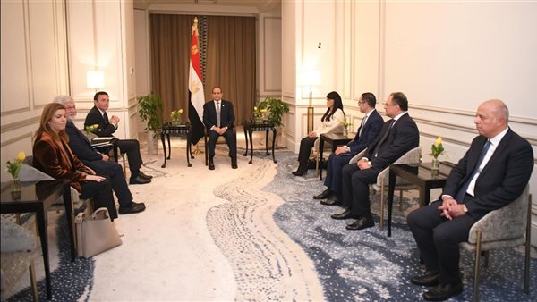 الرئيس السيسي يبحث مع رئيس شركة "نفانتيا" فرص التعاون