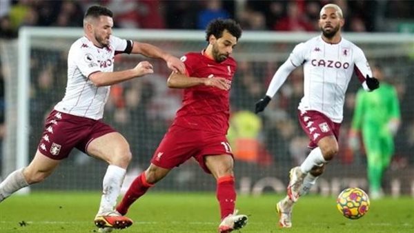 موعد مباراة ليفربول وأستون فيلا