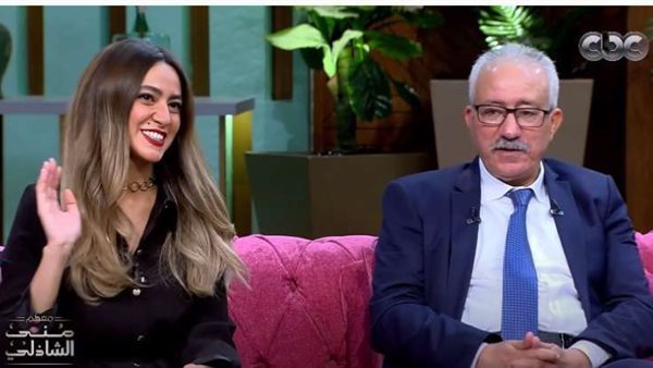 هند عبد الحليم ووالدها 
