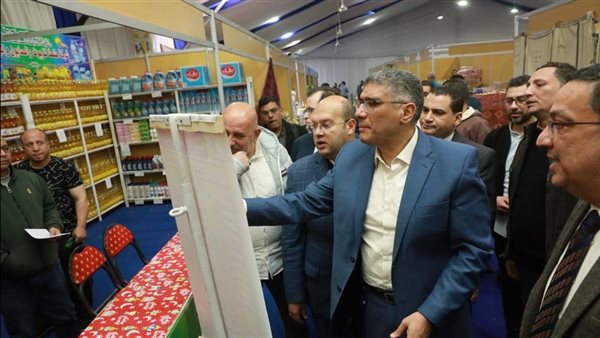 محافظ الجيزة يعاين التجهيزات النهائية في معرض أهلا رمضان