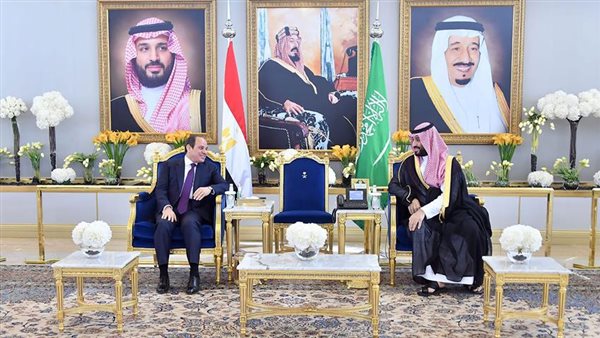 الرئيس عبد الفتاح السيسي، ومحمد بن سلمان