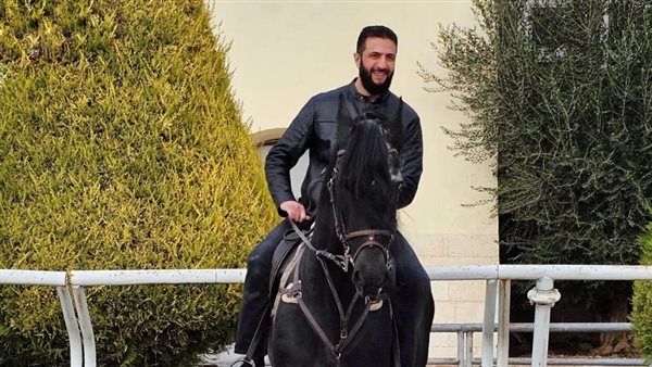 أحمد الشرع على الحصان