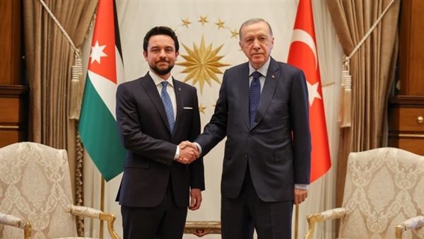 ولي العهد الأردني وأردوغان