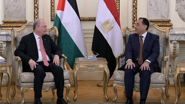 رئيسا وزراء مصر وفلسطين