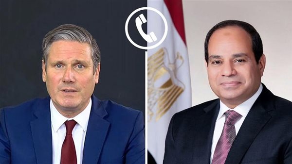 اتصال هاتفي بين الرئيس السيسي ورئيس وزراء المملكة المتحدة 
