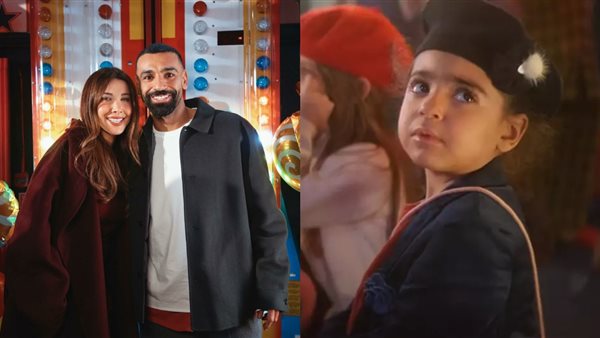 محمد صلاح وابنته كيان برفقة نانسي عجرم في إعلان رمضاني