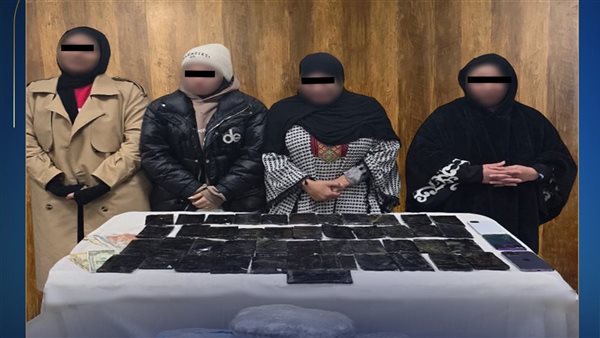 ضبط 4 سيدات بحوزتهن مخدرات بقيمة مليون جنيه 