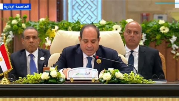كلمة الرئيس السيسي في القمة العربية 