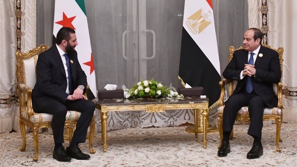 الرئيس السيسي والشرع
