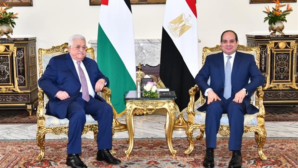 لقاء الرئيس السيسي ومحمود عباس