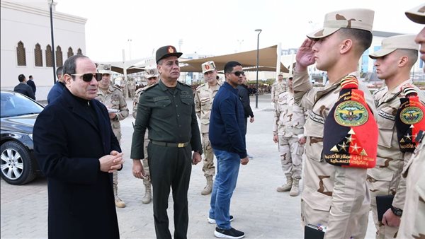زيارة الرئيس السيسي للأكاديمية العسكرية
