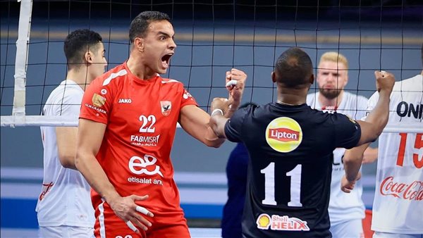 فوز الأهلي بكأس السوبر المصري للكرة الطائرة رجال