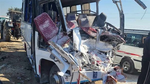 حادث طريق منوف السادات اليوم