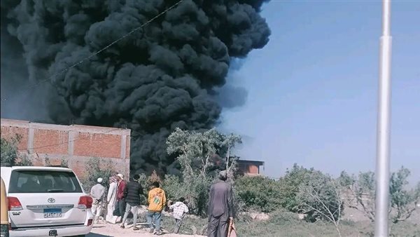 حريق برج العرب بالاسكندرية اليوم 
