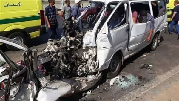 حادث طريق المنصورة اليوم