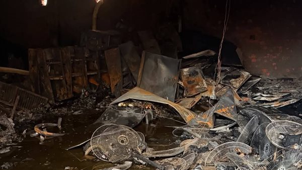 حريق شقة -أرشيفية 