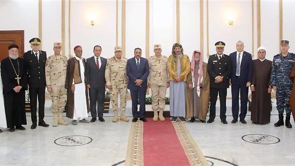 المنطقة الغربية العسكرية تنظم حفل إفطار بمطروح
