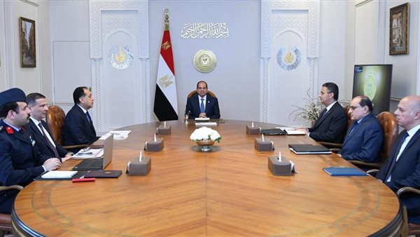 اجتماع الرئيس السيسي اليوم