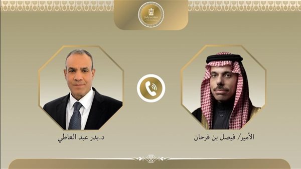 وزير الخارجية يبحث مع نظيره السعودي 