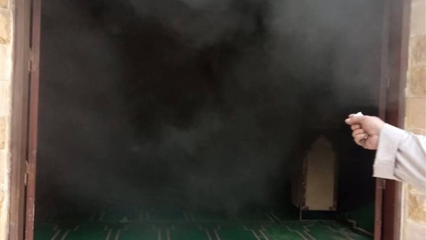 حريق مسجد محمد أغا في عين شمس