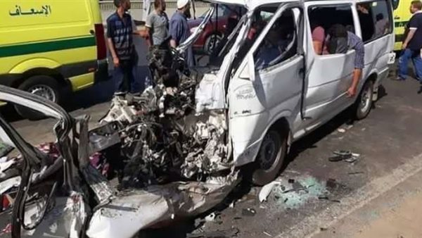 حادث طريق العاشر بالشرقية اليوم