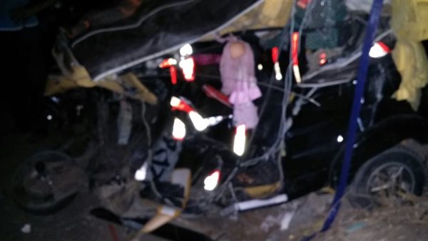 تفاصيل حادث تصادم سيارة تأمين السفير البنجلاديشي مع توك توك
