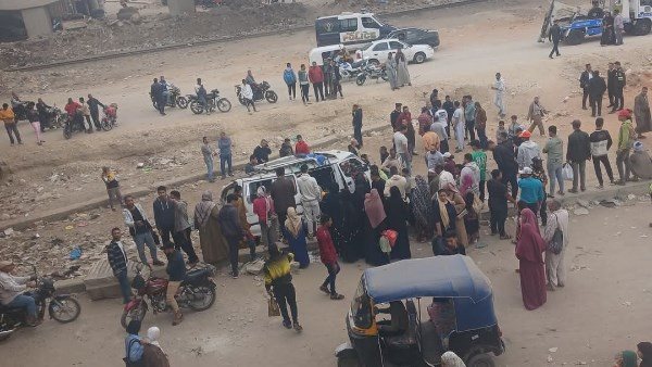 ضحايا سقوط ميكروباص من أعلى الطريق الدائري بالجيزة