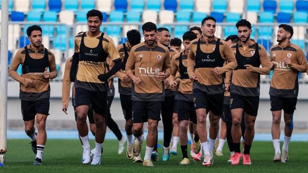 مران الزمالك قبل لقاء حرس الحدود