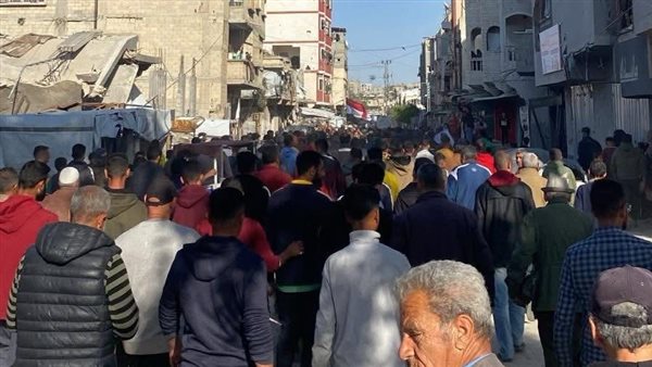 مسيرات بيت لاهيا بشمال قطاع غزة