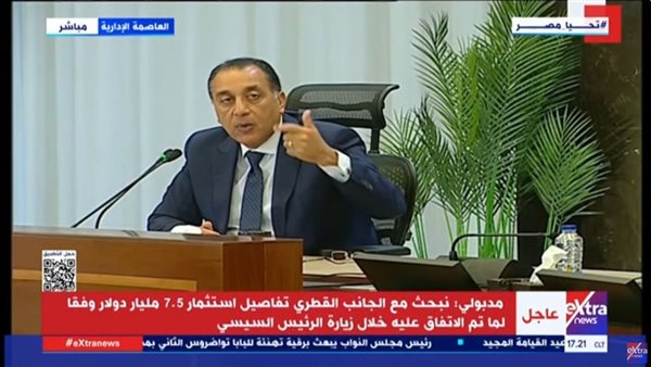 الدكتور مصطفى مدبولي رئيس الوزراء