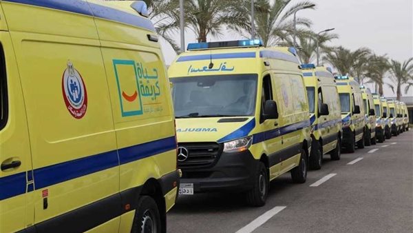 أسماء المصابين في حادث تصادم ميكروباص بعربية كارو ببني سويف 