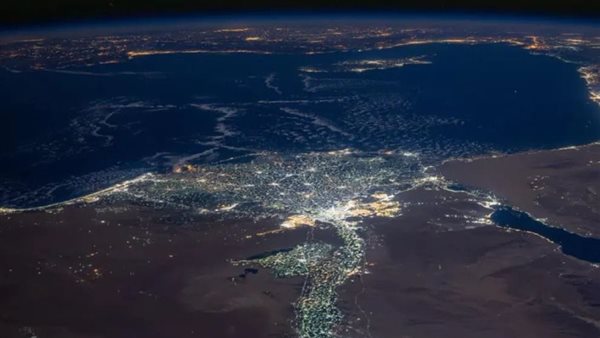 خريطة مصر من الفضاء
