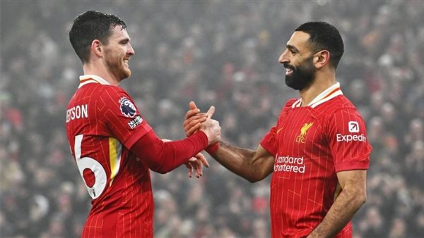  أندرو روبرتسون ومحمد صلاح