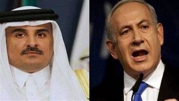 نتنياهو وأمير قطر