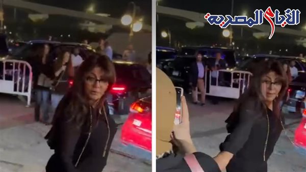 هالة صدقي في عزاء زوج كارول سماحة 
