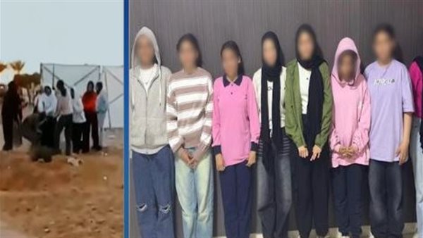 ضرب 8 فتايت لأخري بالشرقية 
