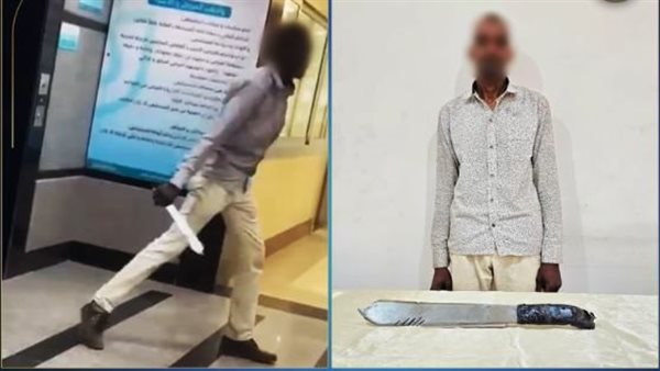 فيديو اقتحام شخص لمستشفى