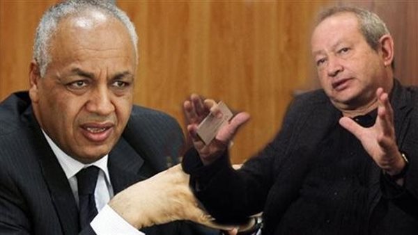 مصطفى بكري ونجيب ساويرس