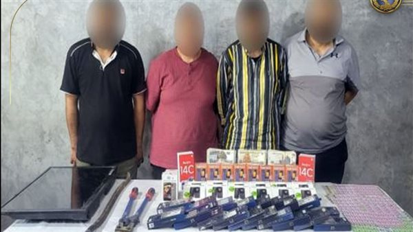 عصابة سرقة المتاجر بابو النمرس