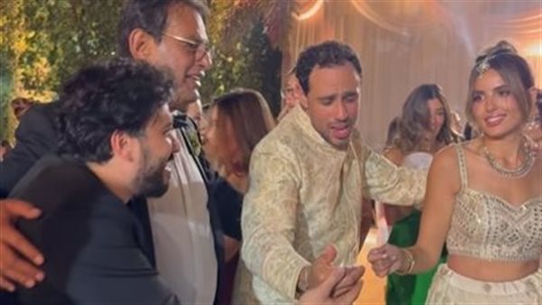 حفل زفاف رامي عاشور وملك الشواربي